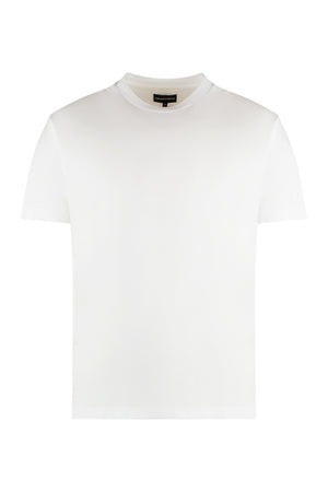 Blend cotton crewneck t-shirt-0